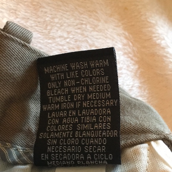 Perry Ellis Portfolio tan casual zip front pants w/side back pockets size 34/29 - Picture 5 of 5